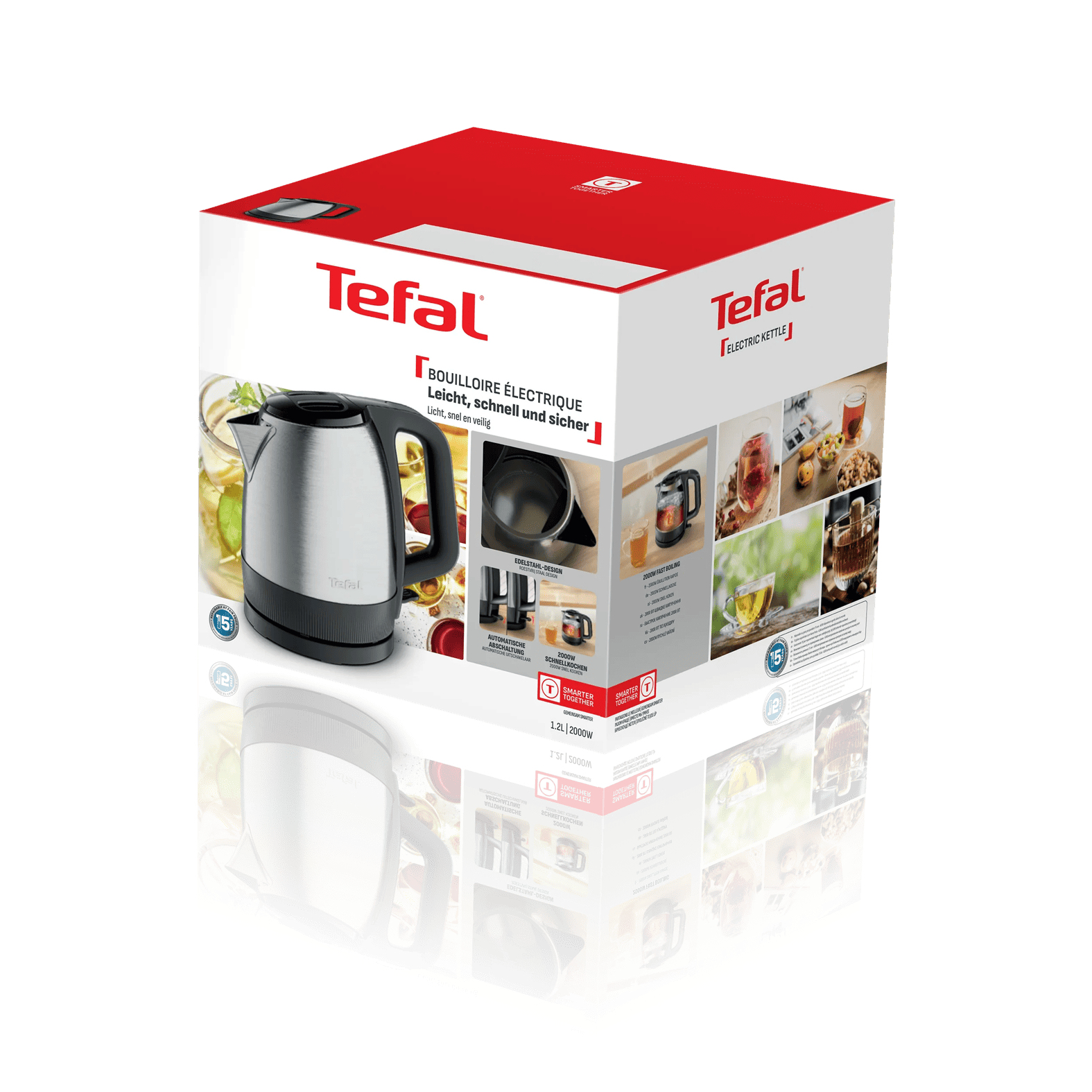 Waterkoker TEFAL KI1E0DE0 Express / 1.2L / inox