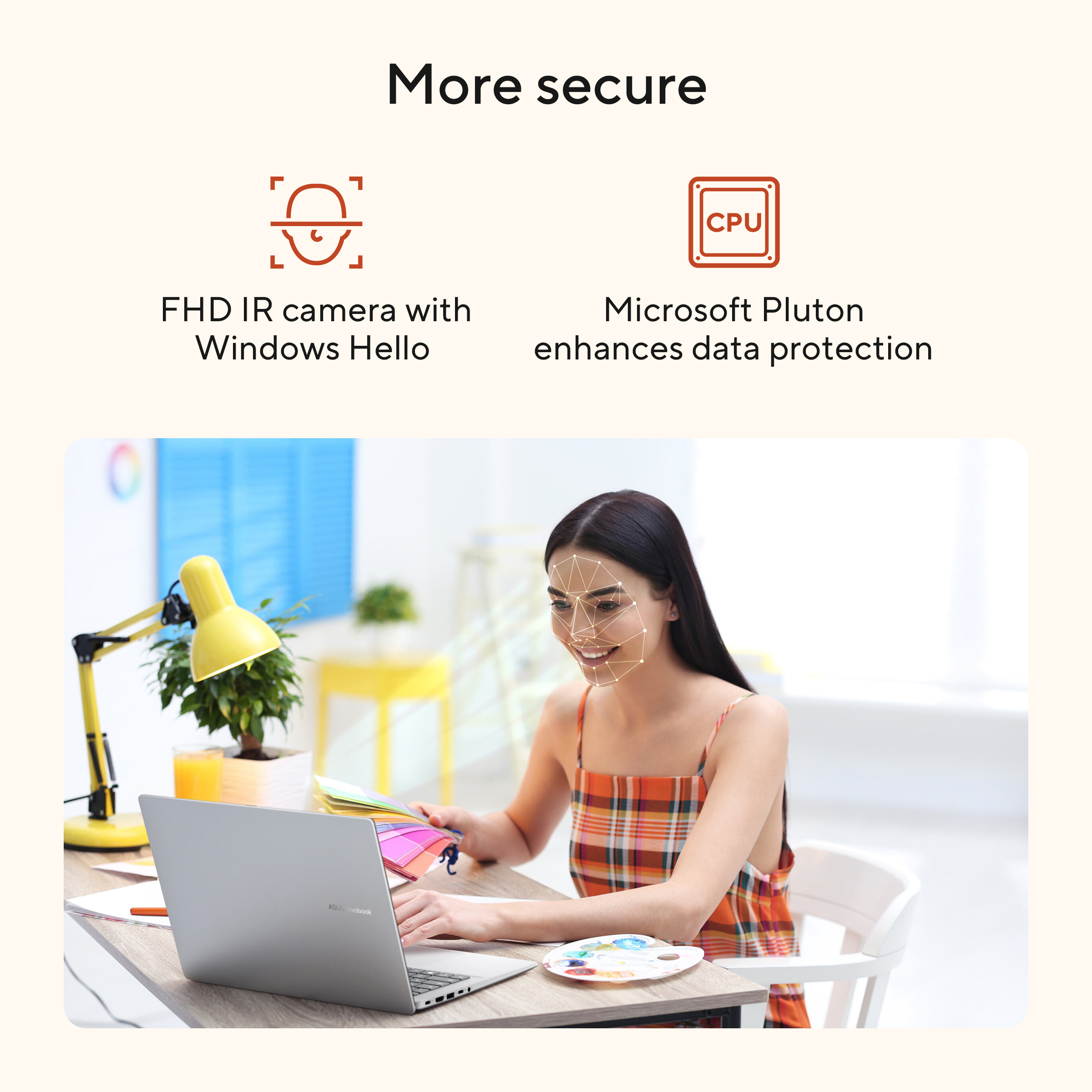 Laptop ASUS Vivobook FHD 18,4' 16GB Ryzen 7-260 512GB