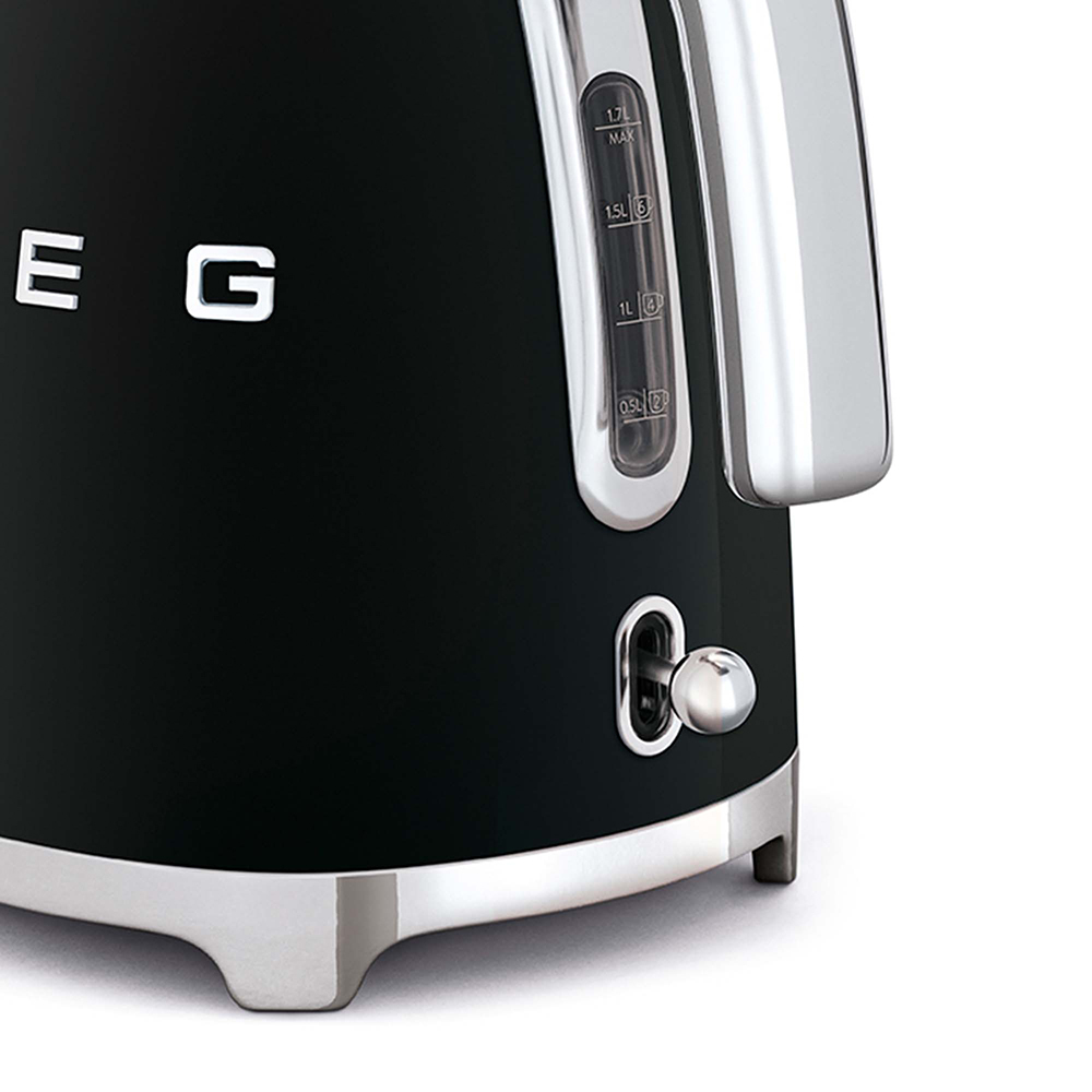 Waterkoker SMEG KLF03BLEU 1,7l Zwart