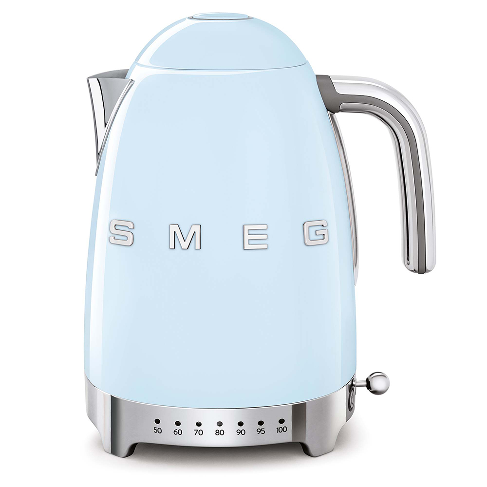 Smeg bouilloire 1,7 bleu pastel KLF04PB