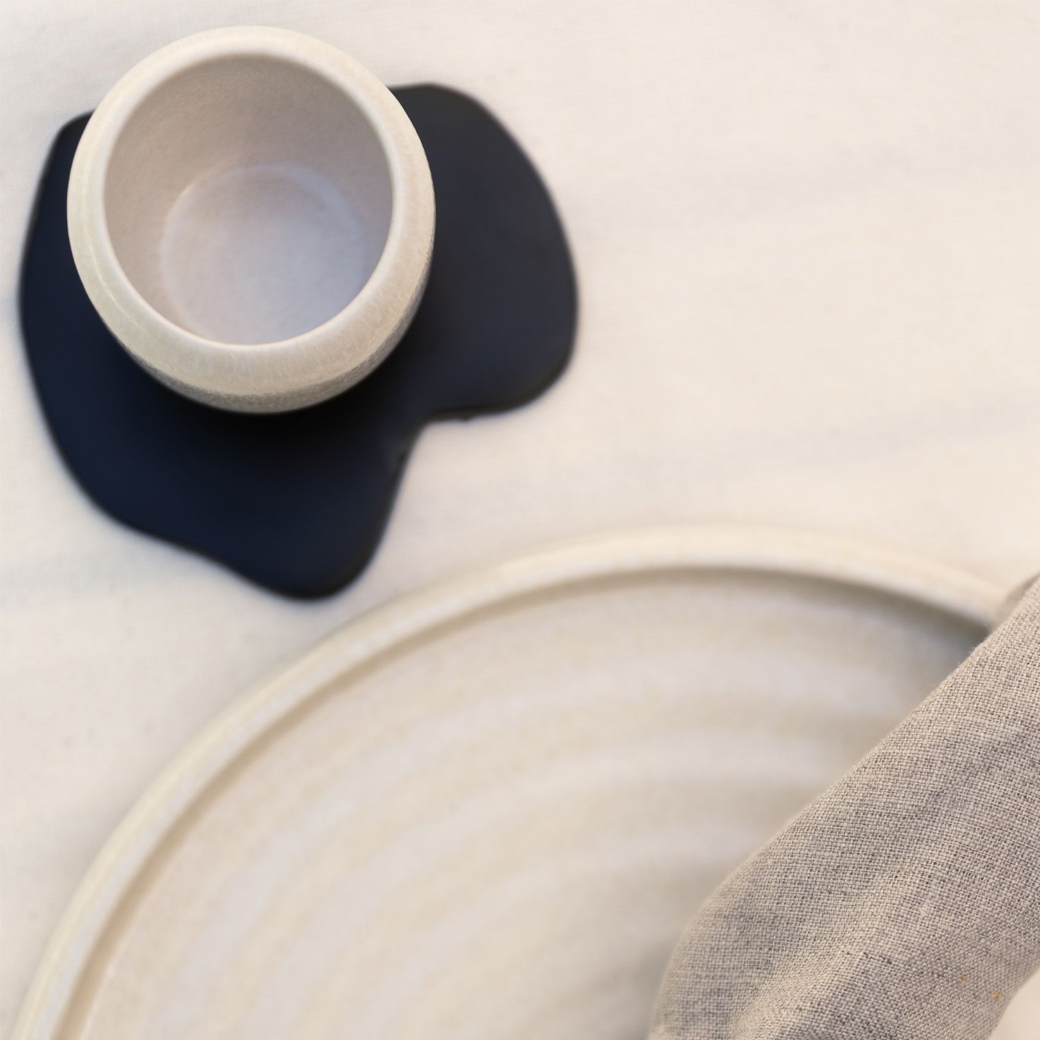 Glasonderzetter SPCollection 824752 Charm / zwart / set-4