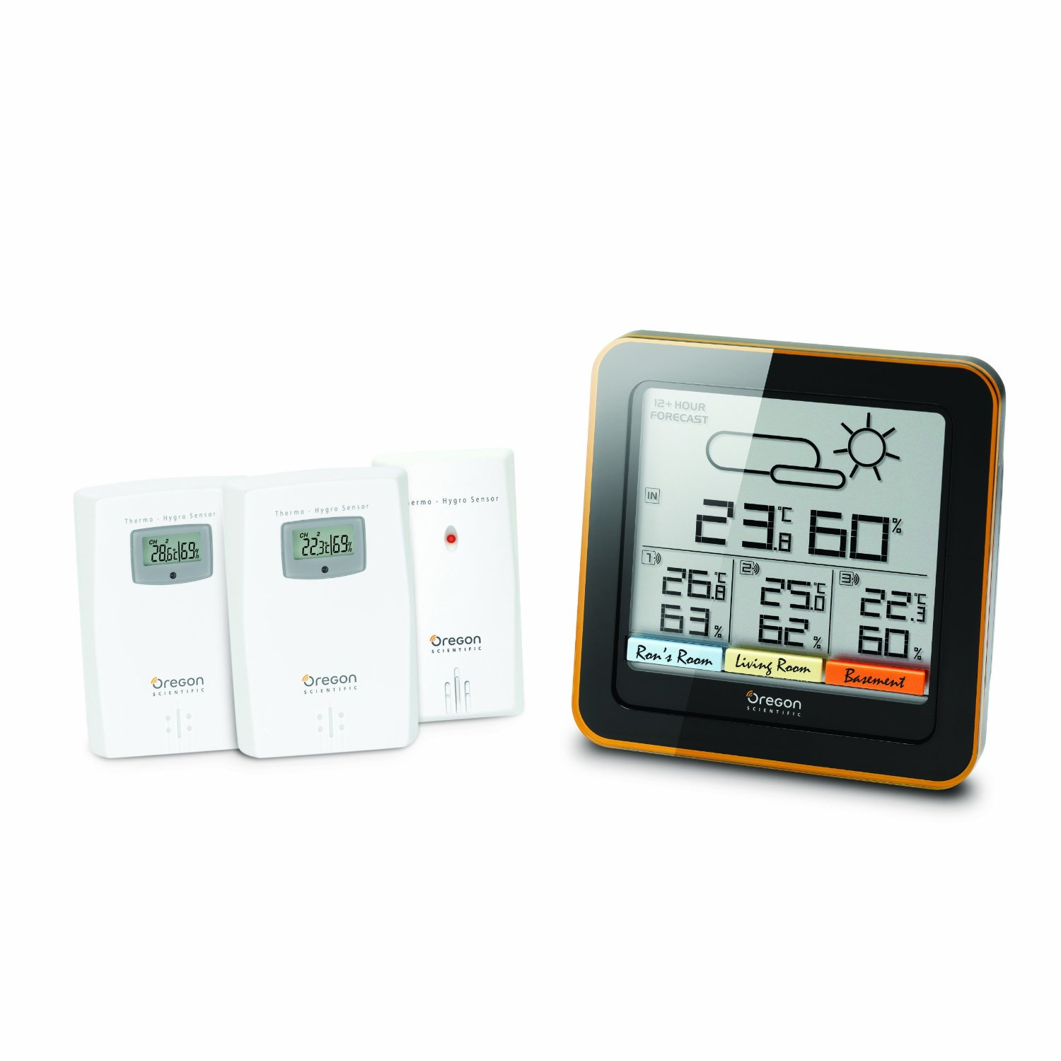 Oregon Scientific RAR502 station météo numérique Noir