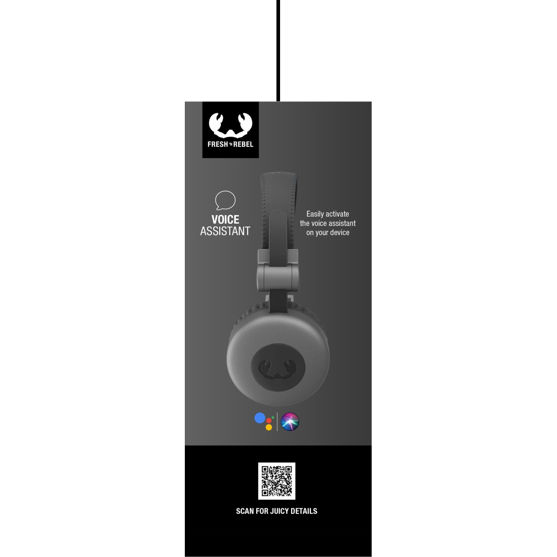 Hoofdtelefoon FRESH N REBEL Code Core storm grey