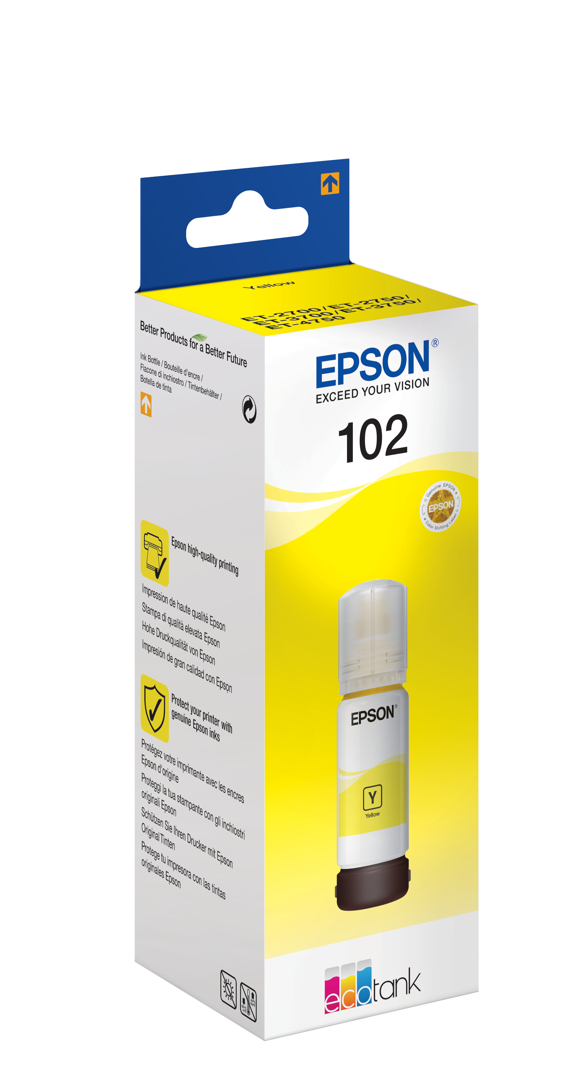 Fles EPSON 102 EcoTank Yellow