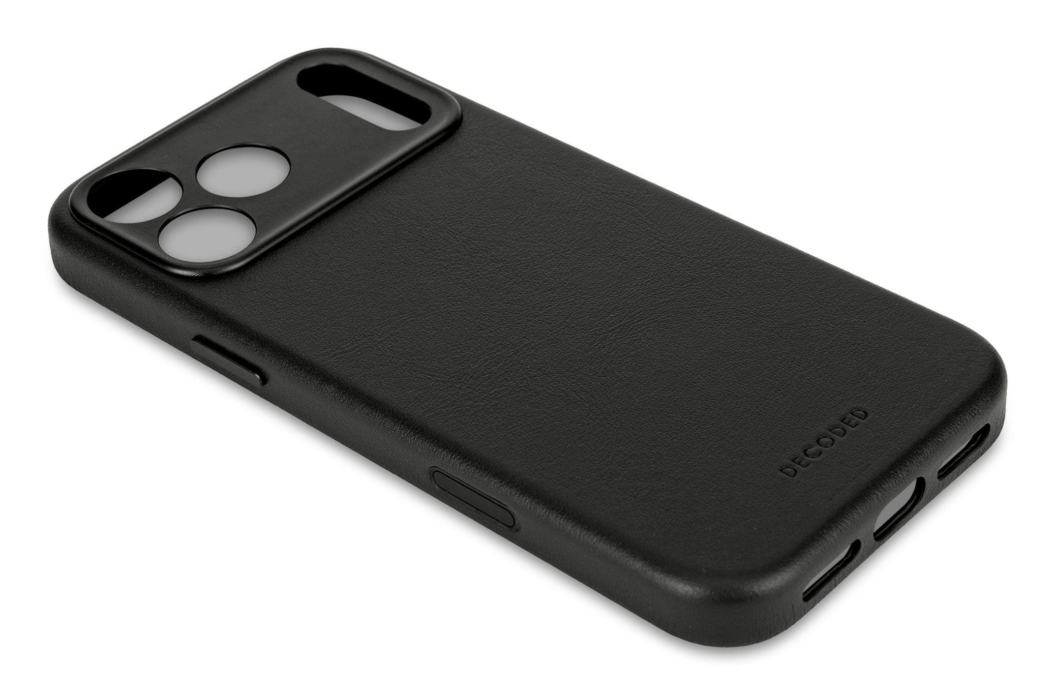 Decoded Leather Backcover Apple iPhone 17 Pro Black