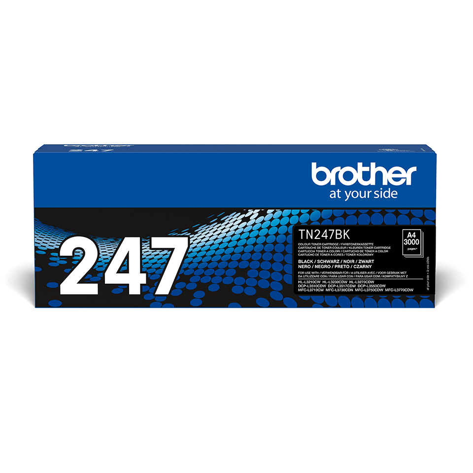Toner BROTHER TN247BK zwart 3.000 pagina's