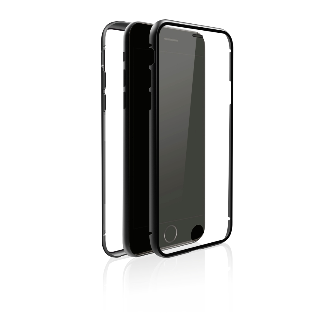 Black Rock Cover 360° Glass Apple iPhone SE 2020 zwart