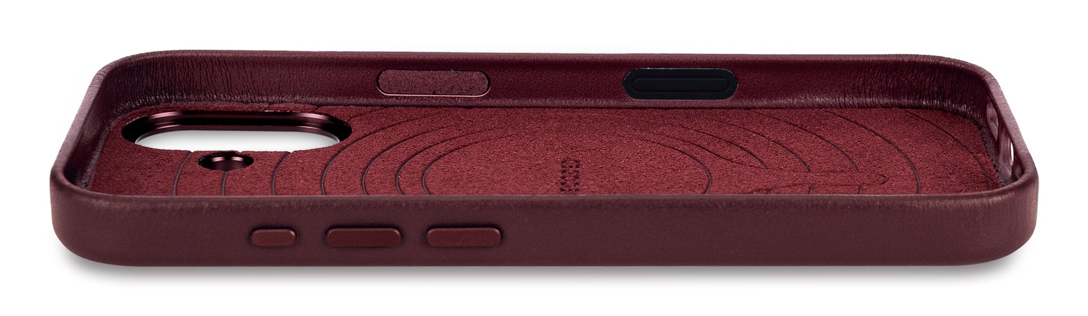 Decoded Leather Backcover Apple iPhone 17 Dark Ruby
