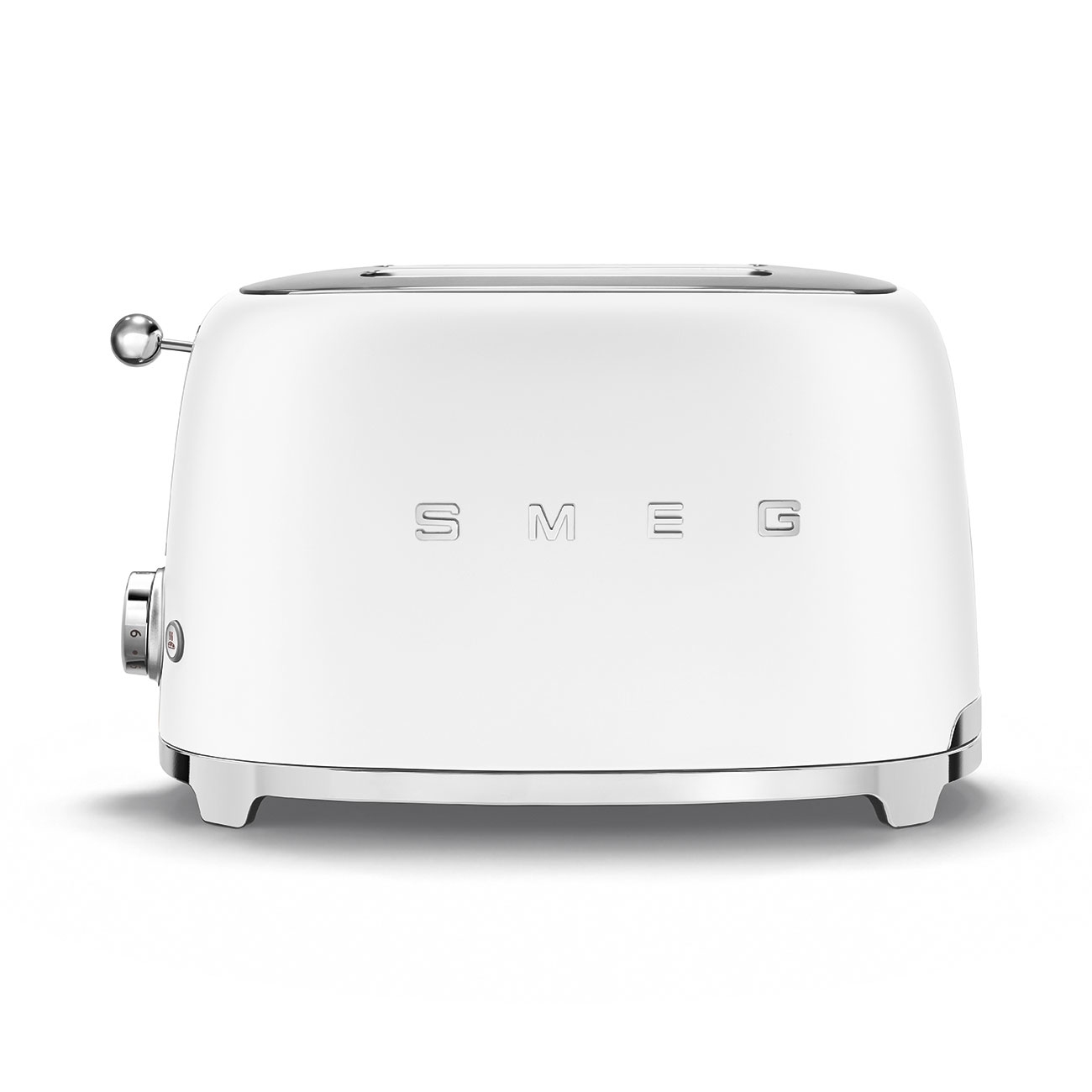 Smeg grille-pain blanc mat TSF01WHMEU