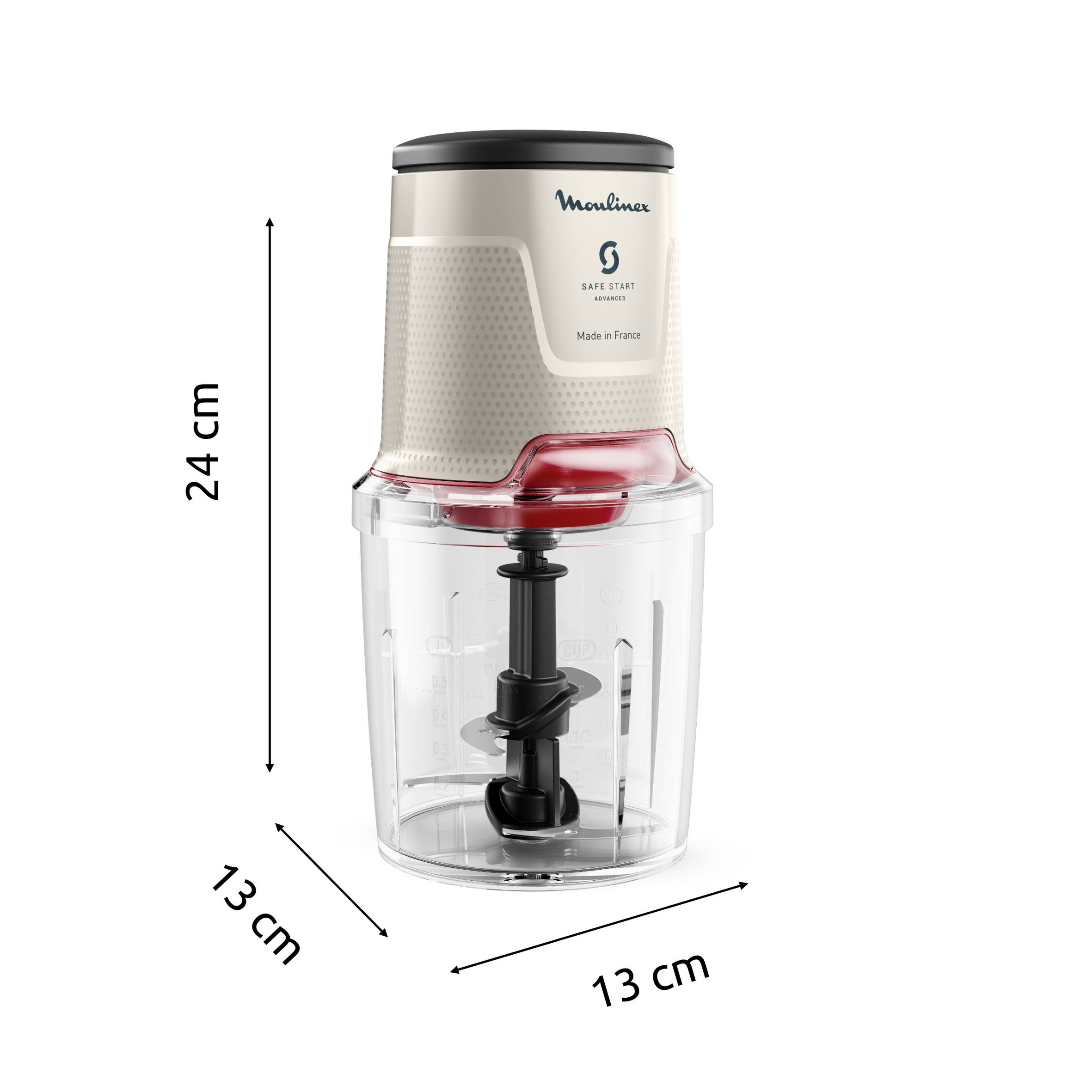 Hakmolen MOULINEX AT740BF1 Easypress / 600W / grijs 