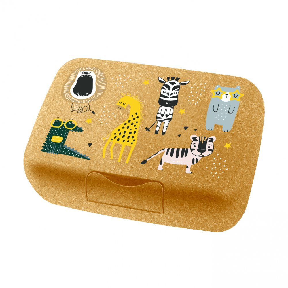 Lunchbox KOZIOL 1437702 Candy L Zoo Nature Wood