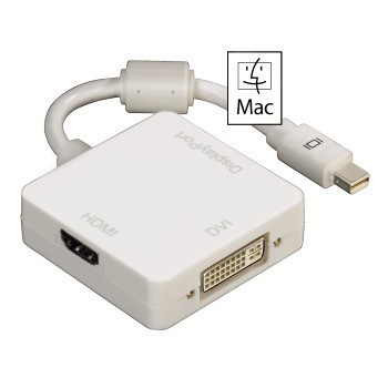 Audio Adapter Hama 53245 3In1 Minidp - Dvi/Dp/Hdmi