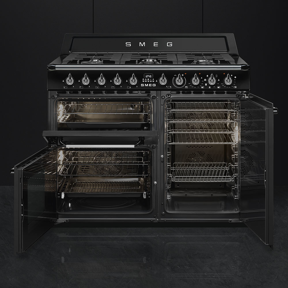 Smeg TR103BL four et cuisinière Electrique Gaz Noir A