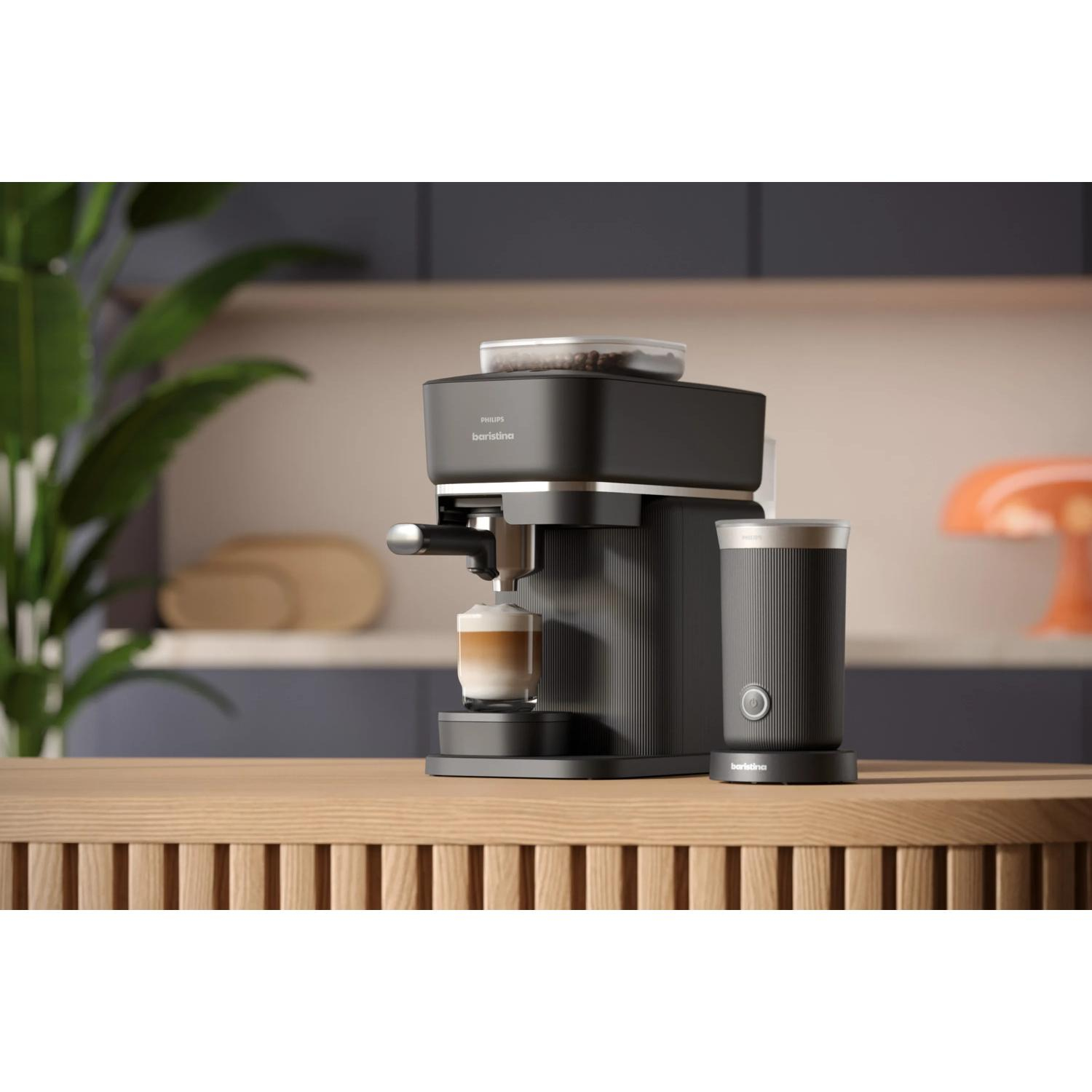 Philips Baristina Milk Frother Black Grey BAR311/60