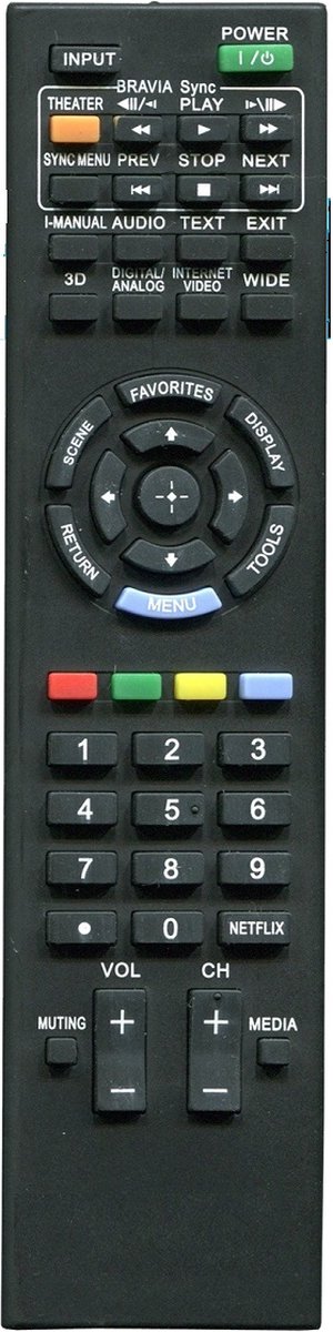 Afstandsbediening CAVUS CRC3 voor Sony