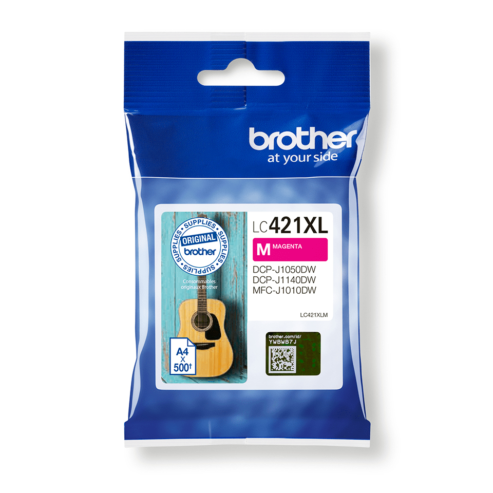Inktpatroon BROTHER LC-421XLM magenta