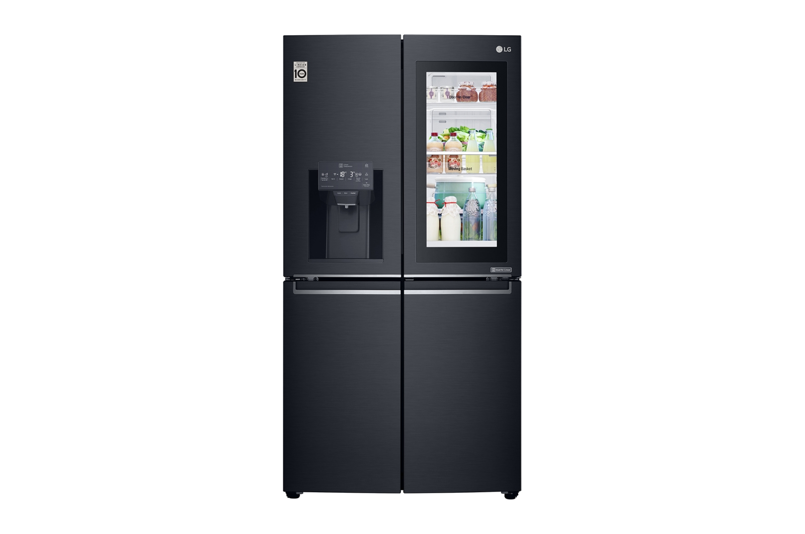 LG GMK9331MT frigo américain Pose libre 571 L Noir