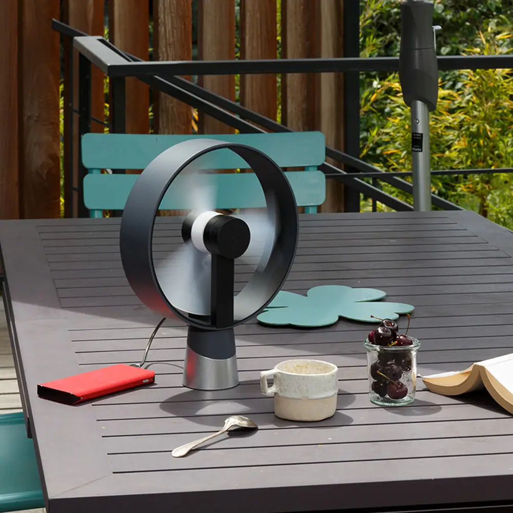 Tafelventilator AIR&ME 117054 Airain / anthracite / USB
