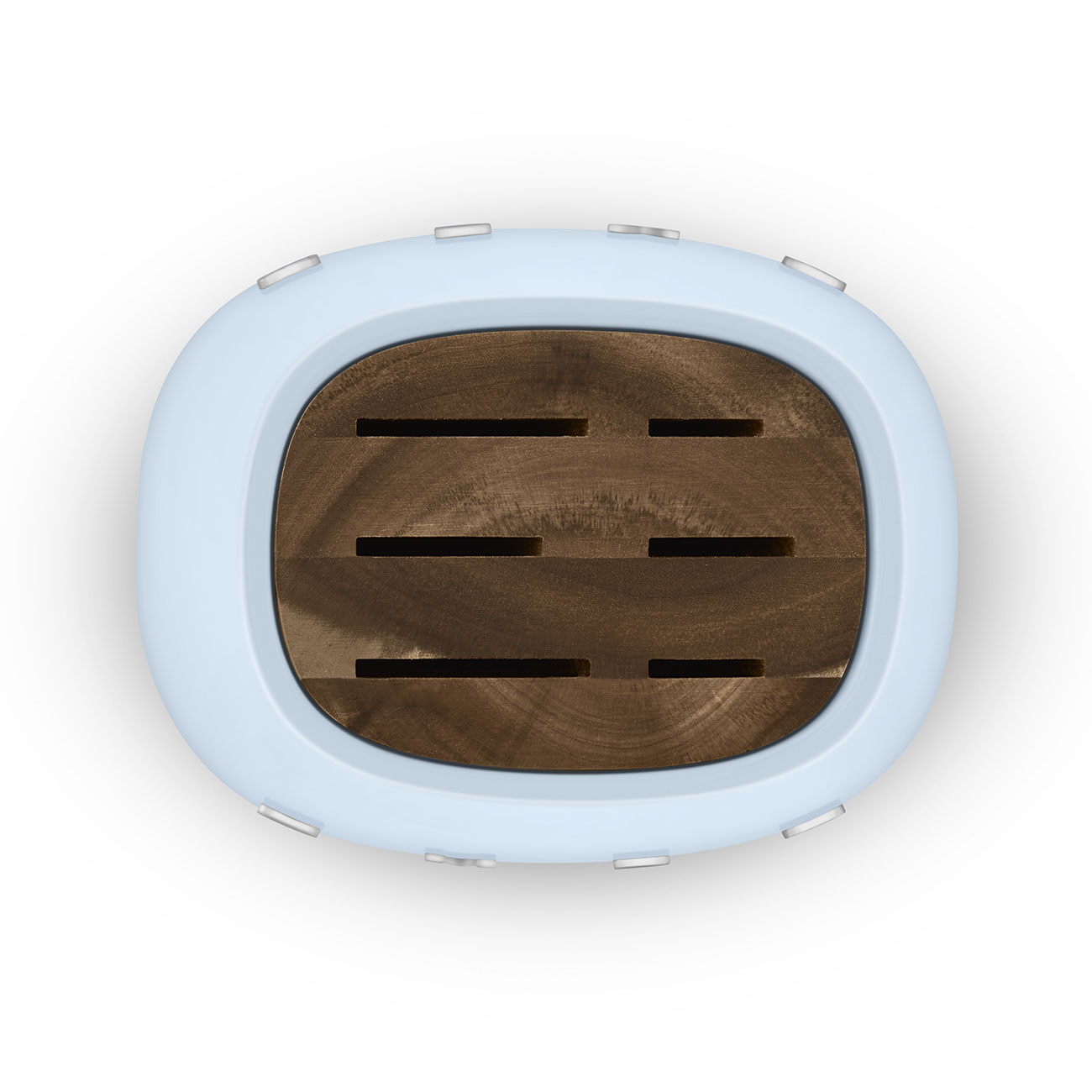 Messenblok SMEG KBSF02PB met 6 RVS-messen / pastelblauw 