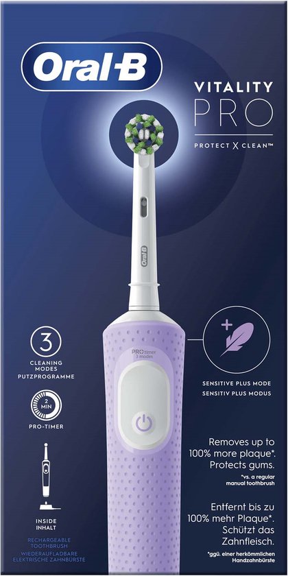 Elektrische tandenborstel ORAL-B 751207 Vitality Pro D / lilac - violet