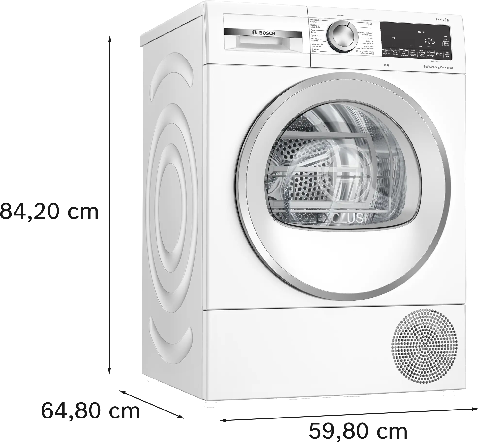 Bosch Sèche-linge pompe à chaleur WQG245D9FG