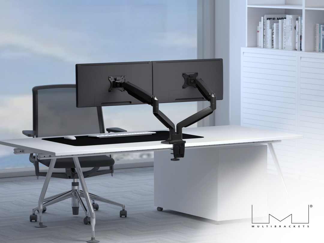 Multibrackets 3286 support d'écran plat pour bureau 68,6 cm (27") Noir, Argent
