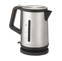 Krups BW442D bouilloire 1,7 L 2400 W Noir, Acier inoxydable