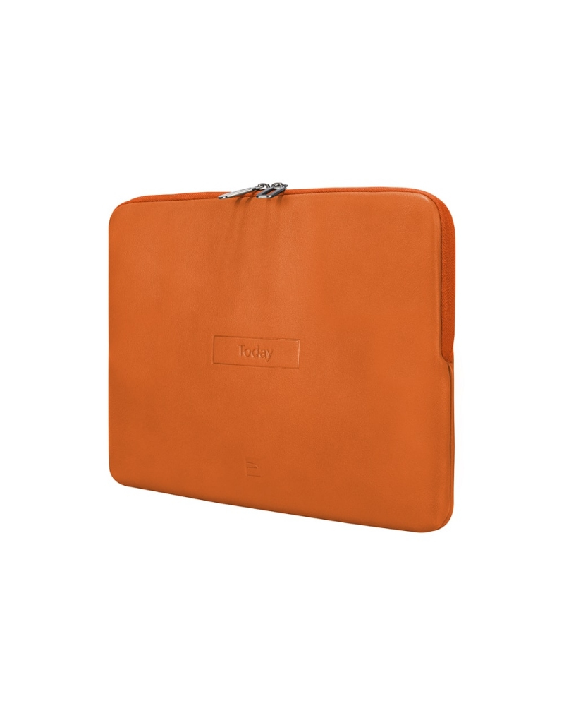 Laptopsleeve Tucano 15,6-16" Leder Oranje