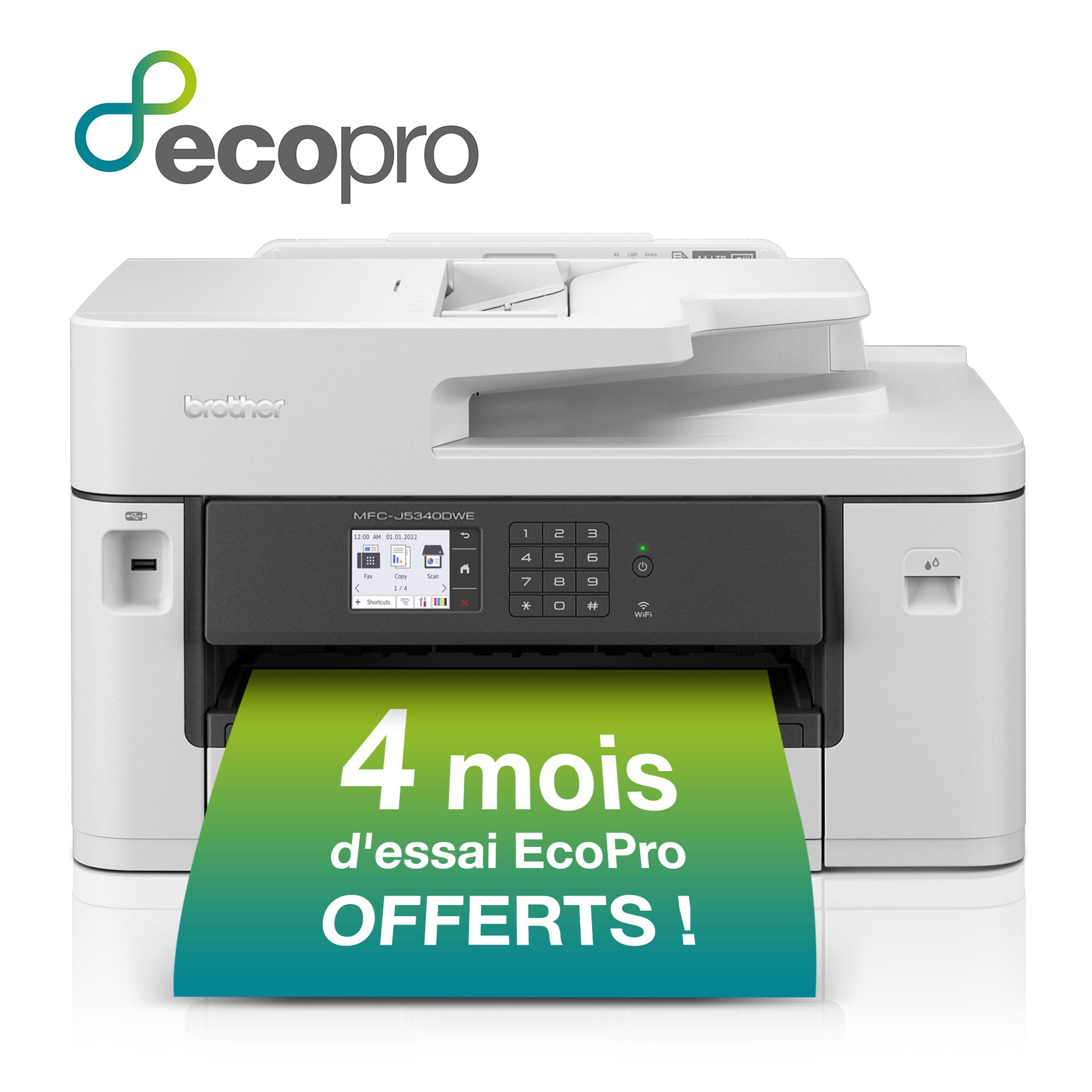 Printer Inkjet BROTHER MFC-J5340DWE AIO Kleur A3 MPS/ECO