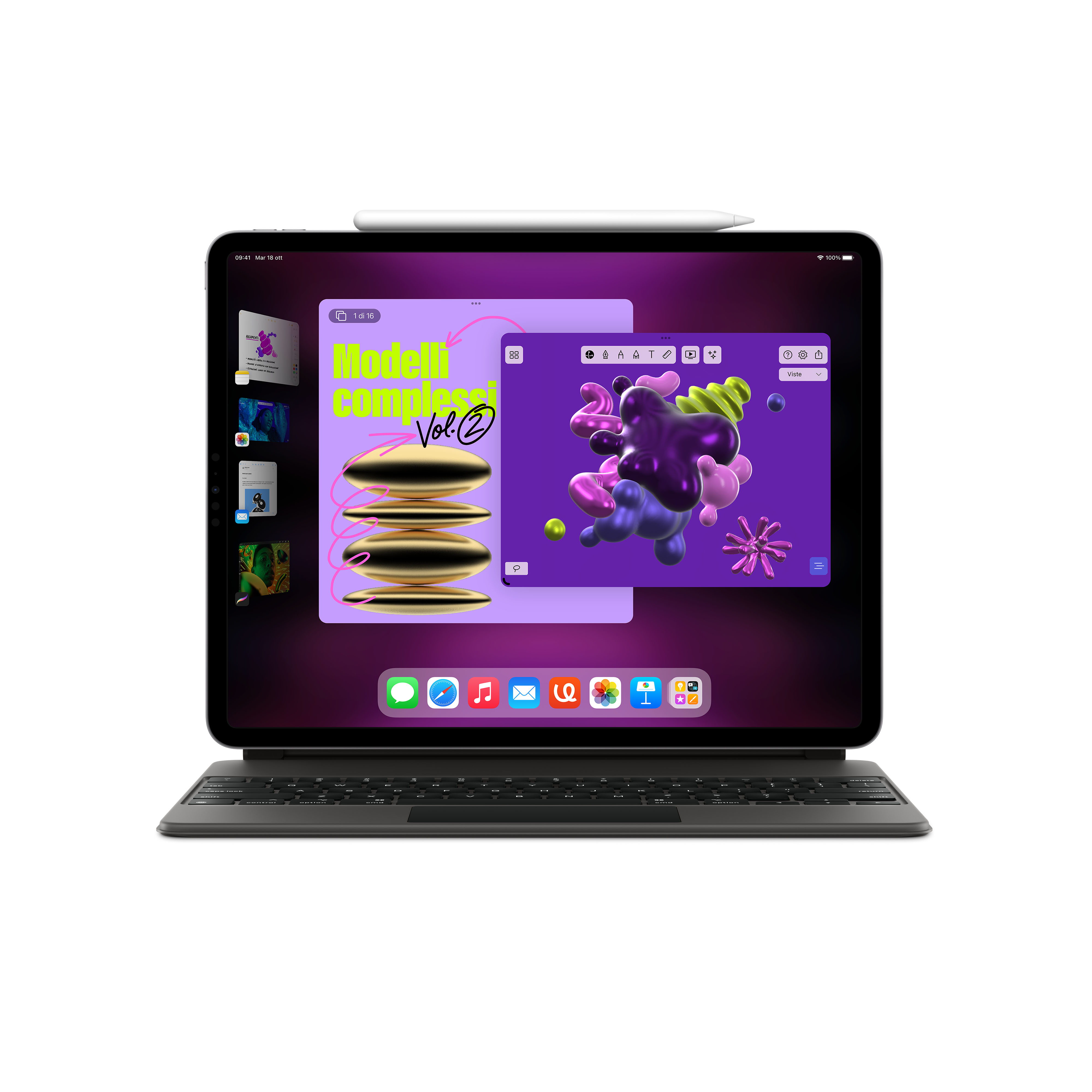 Apple iPad Pro Apple M 128 GB 27,9 cm (11") 8 GB Wi-Fi 6E (802.11ax) iPadOS 16 Zilver
