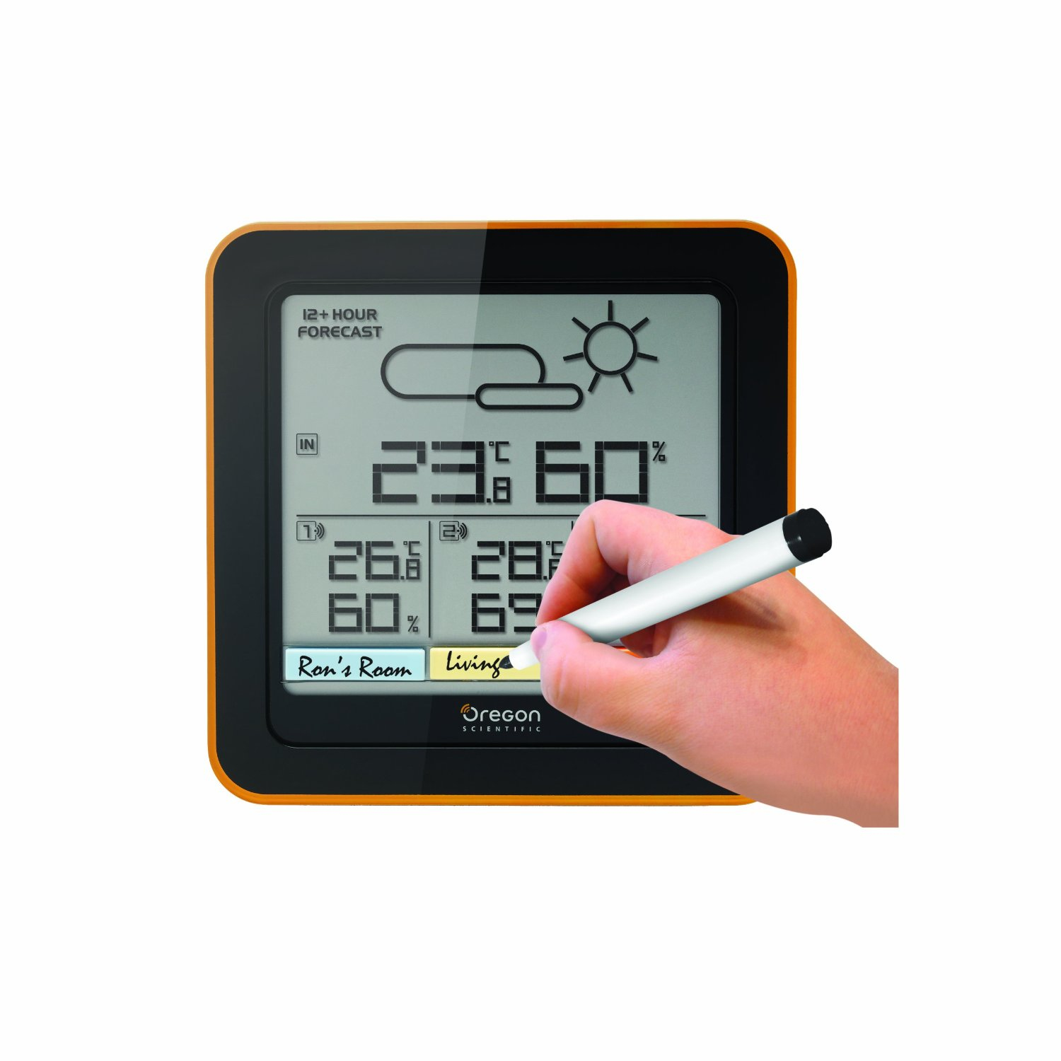 Oregon Scientific RAR502 station météo numérique Noir