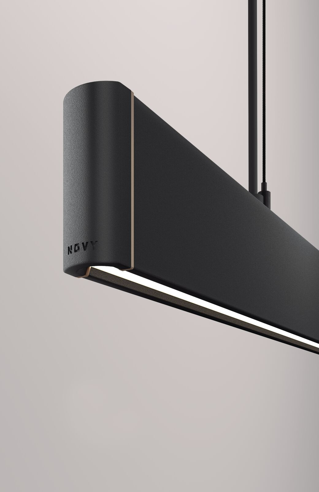 Novy Pendant Mineral Black 275cm