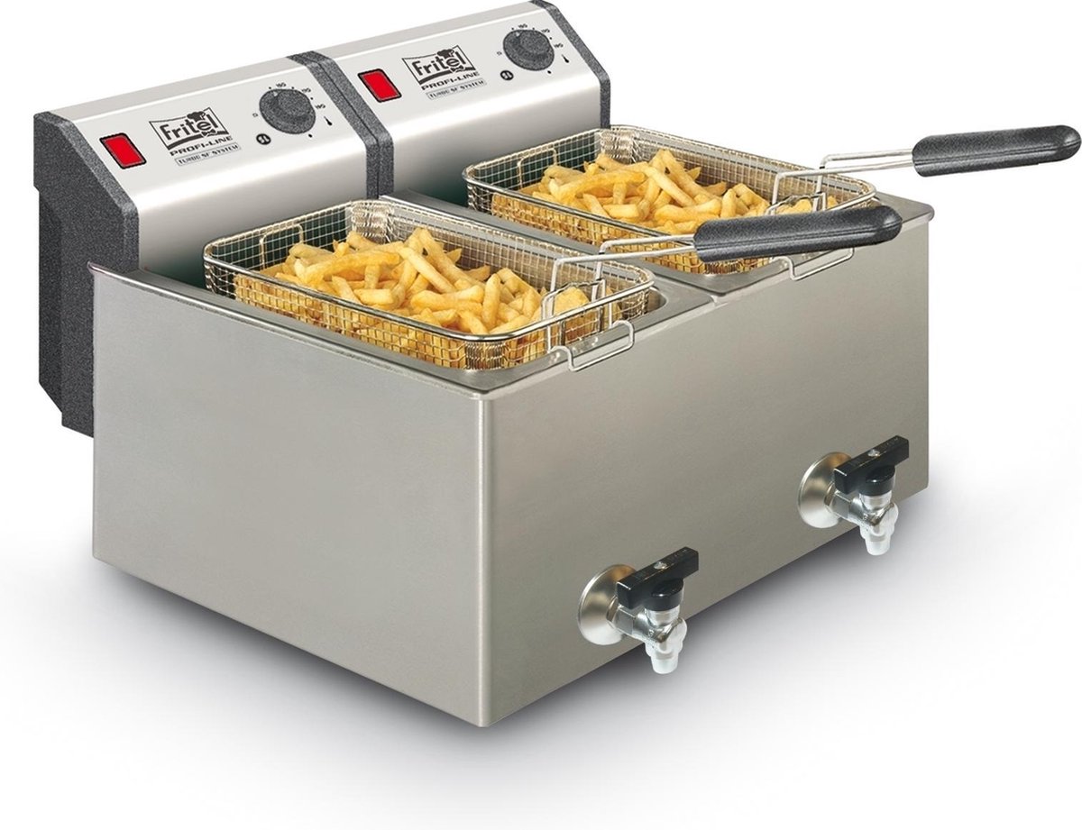 Fritel Turbo SF Profi-Line 4920 Dubbel 16 l 6600 W Roestvrijstaal