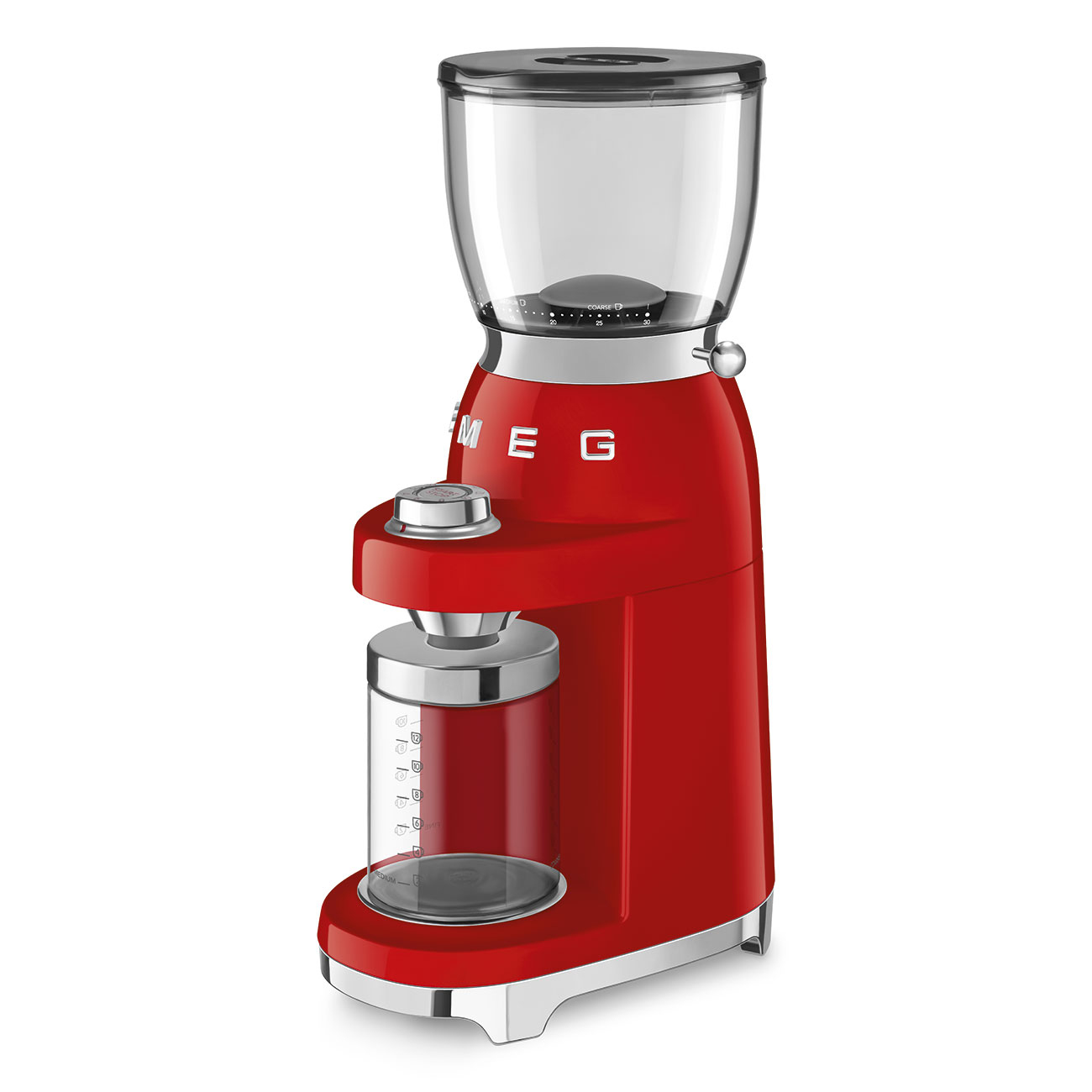 Koffiemolen SMEG CGF11RDEU rood 
