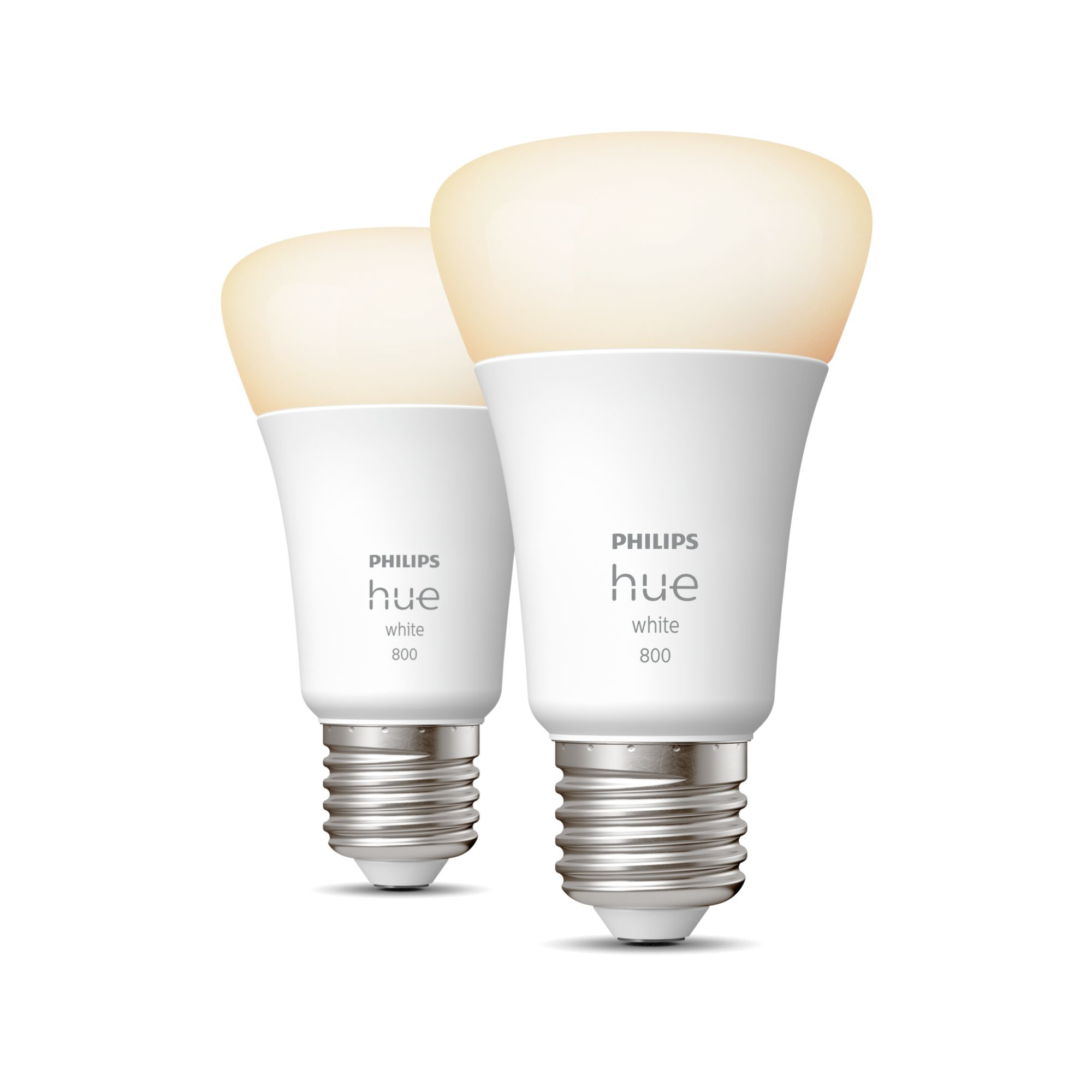 Lamp PHILIPS HUE White E27 800L 2pcs