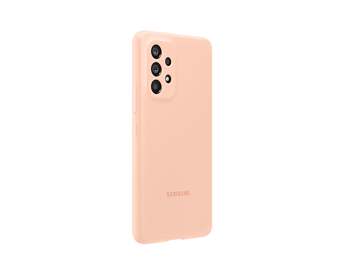 Cover Samsung Silicone Cover A53 5G Peach