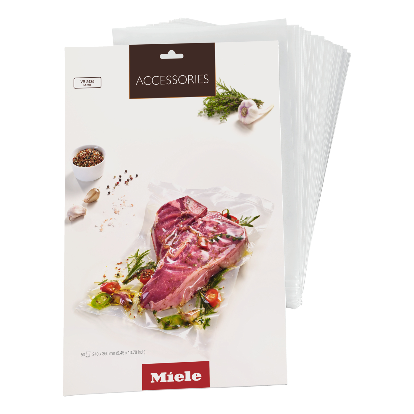 Miele 10380630 vacuum sealer accessoire Zak voor vacuümverpakker