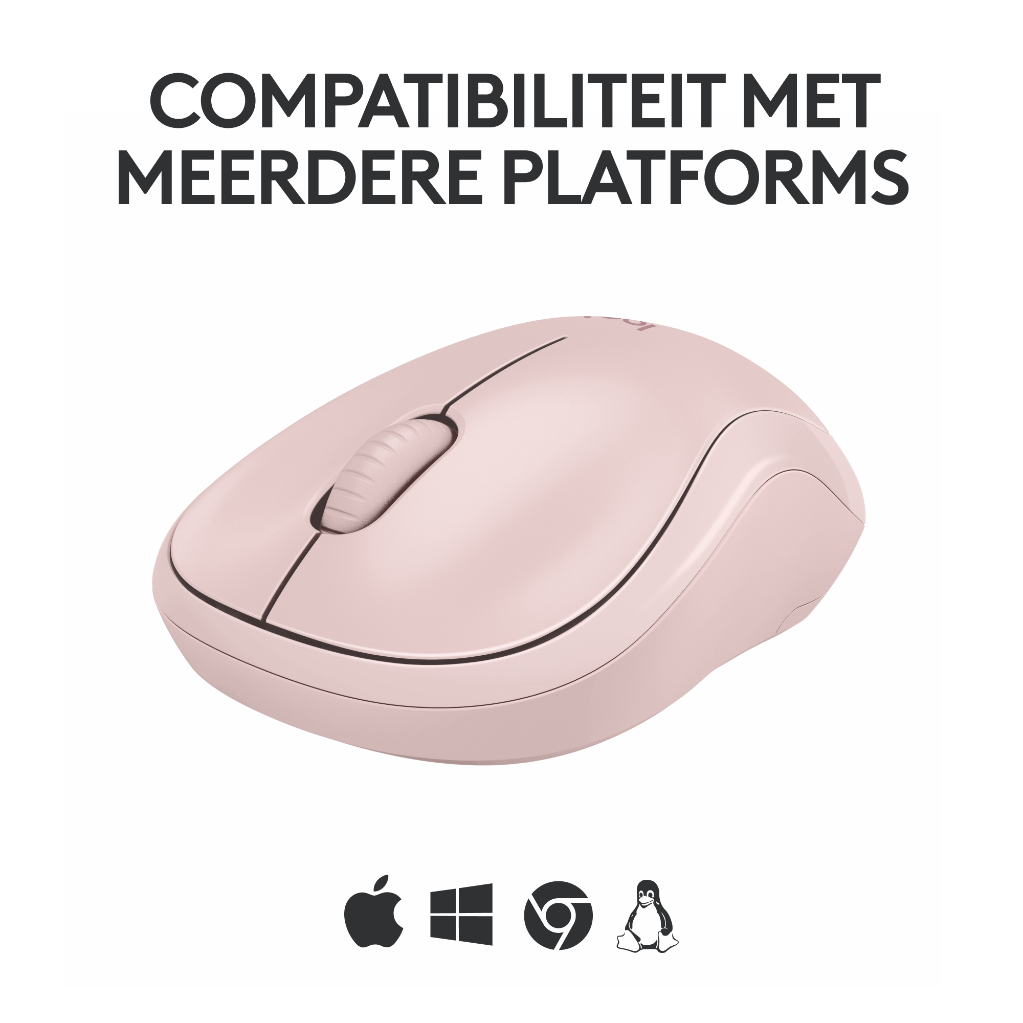 Logitech Wireless Mouse M240 Rose