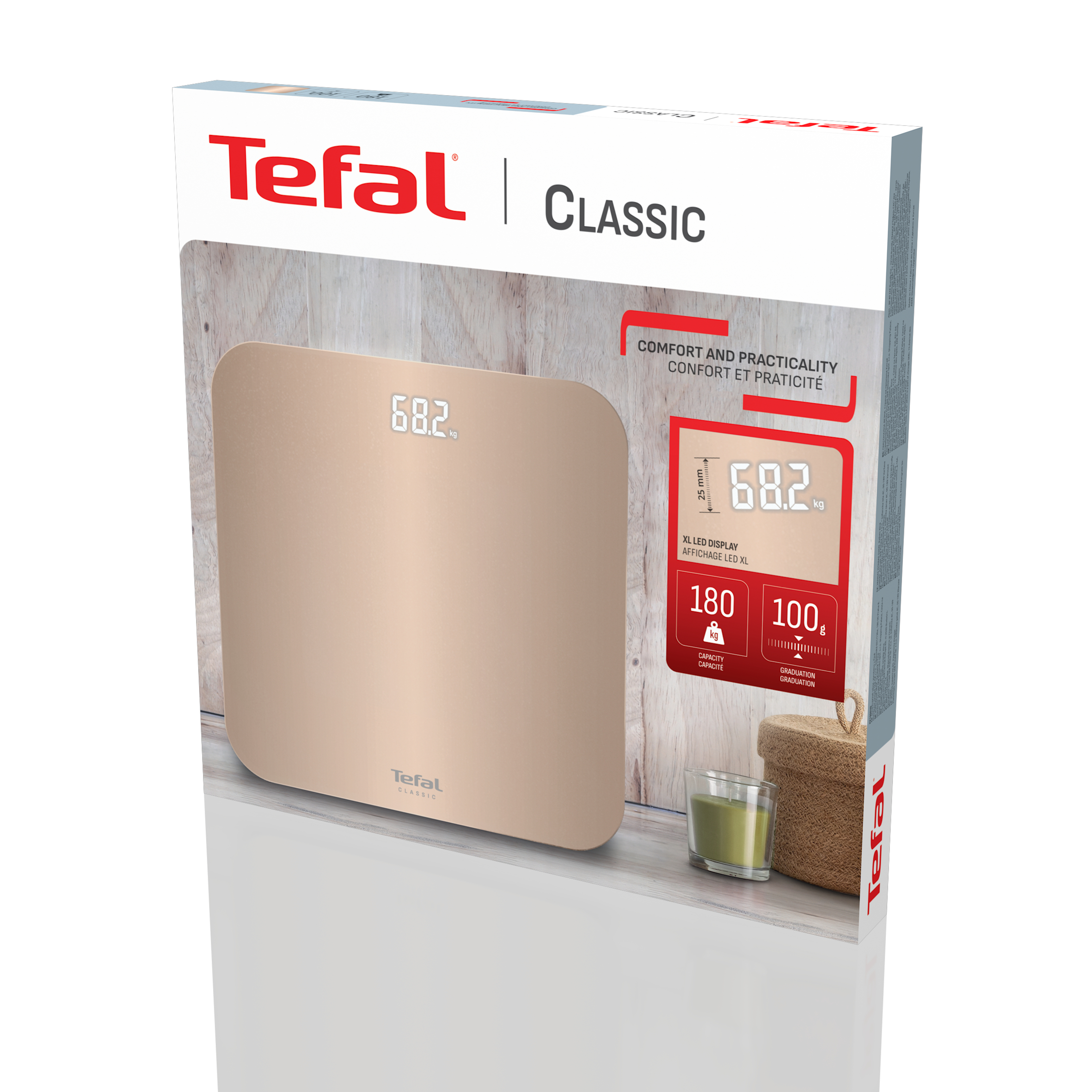 Personenweegschaal TEFAL PP1900V0 Classic 3 / goud