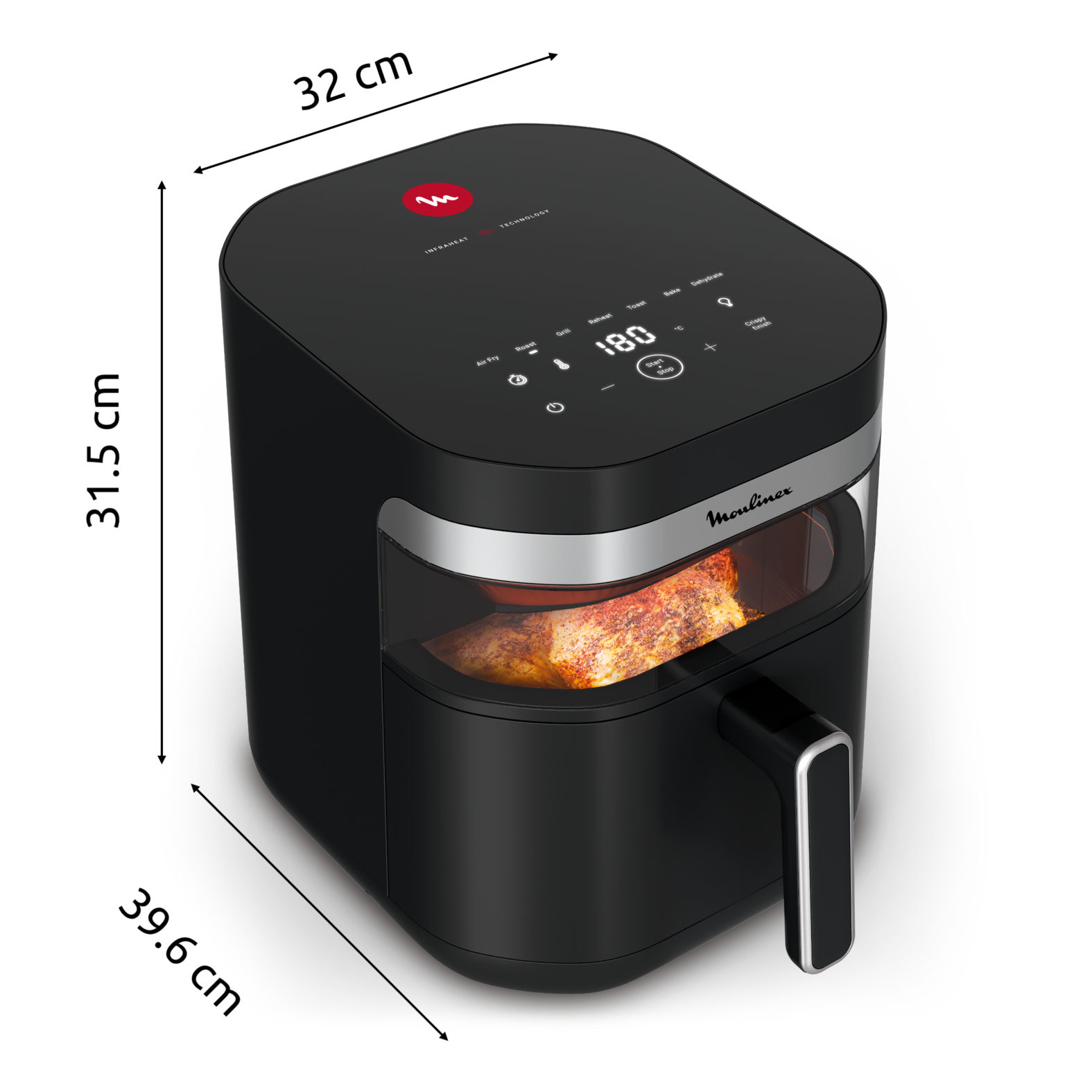 Heteluchtfriteuse MOULINEX EZ8328F0 Easy Fry / 7L / infraroodtechnologie
