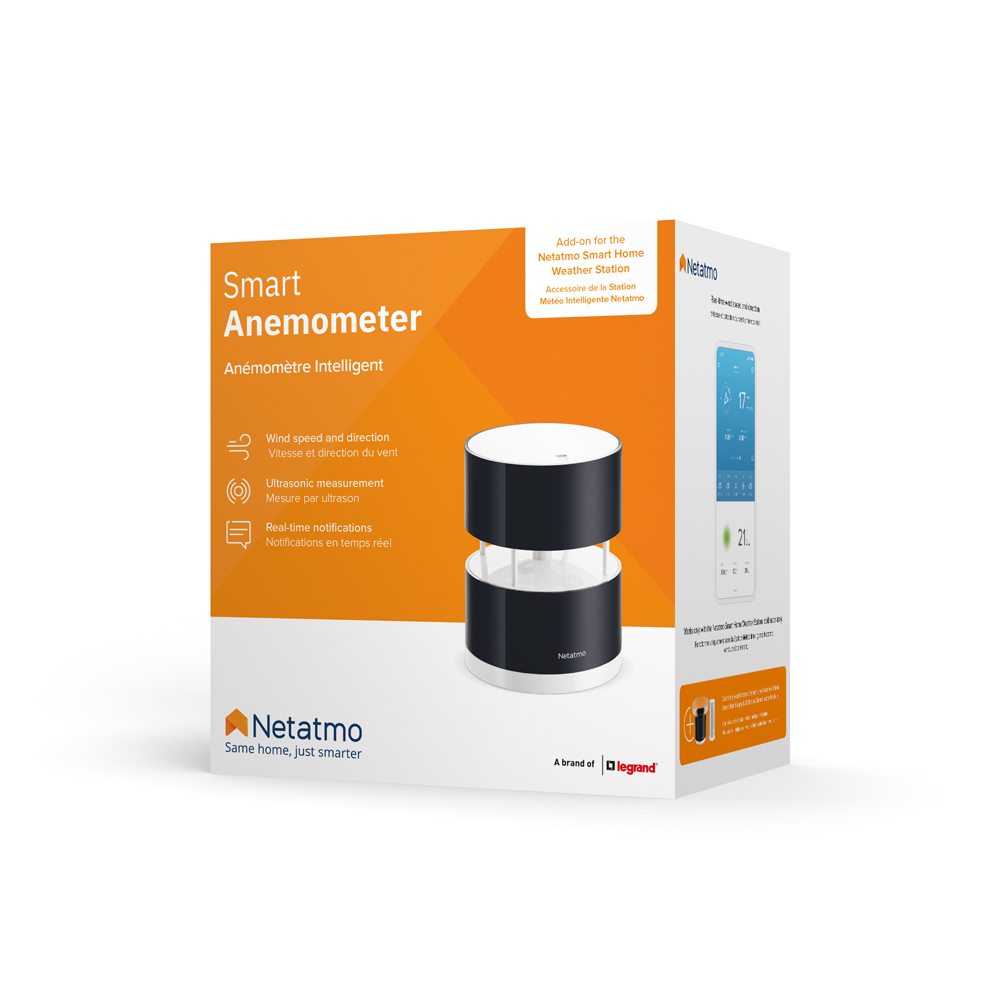 Netatmo Wind Gauge capteur environnemental de maison intelligente Sans fil