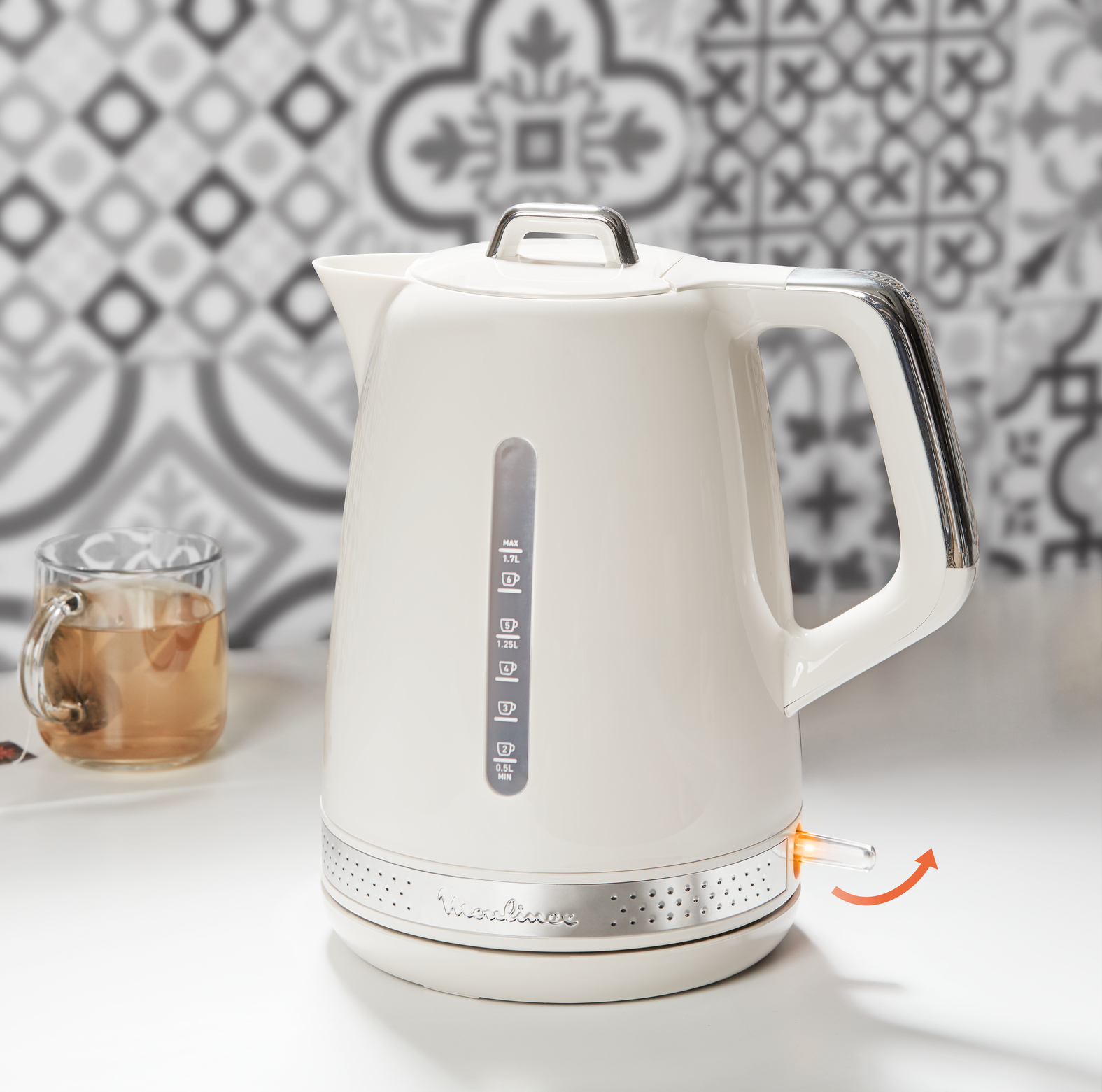 Waterkoker MOULINEX BY320A10 Soleil Ivoor 1,7L