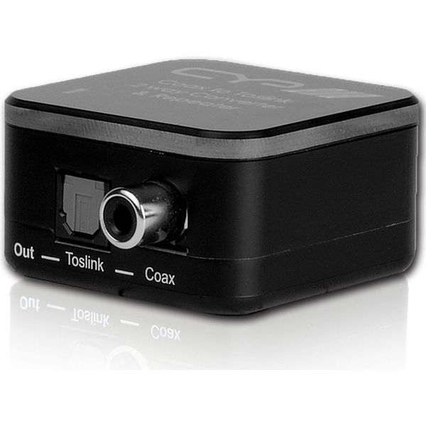 AU-D2 Cyp Converter 2-weg coax  optisch audio