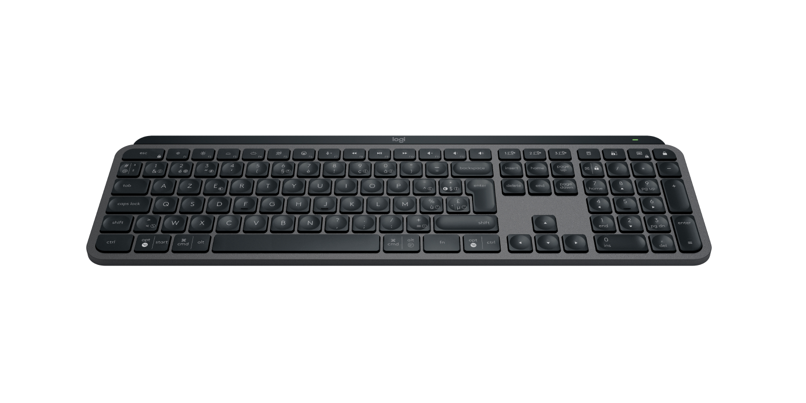 LOGITECH WIRELESS MX KEYS AZERTY ZWART