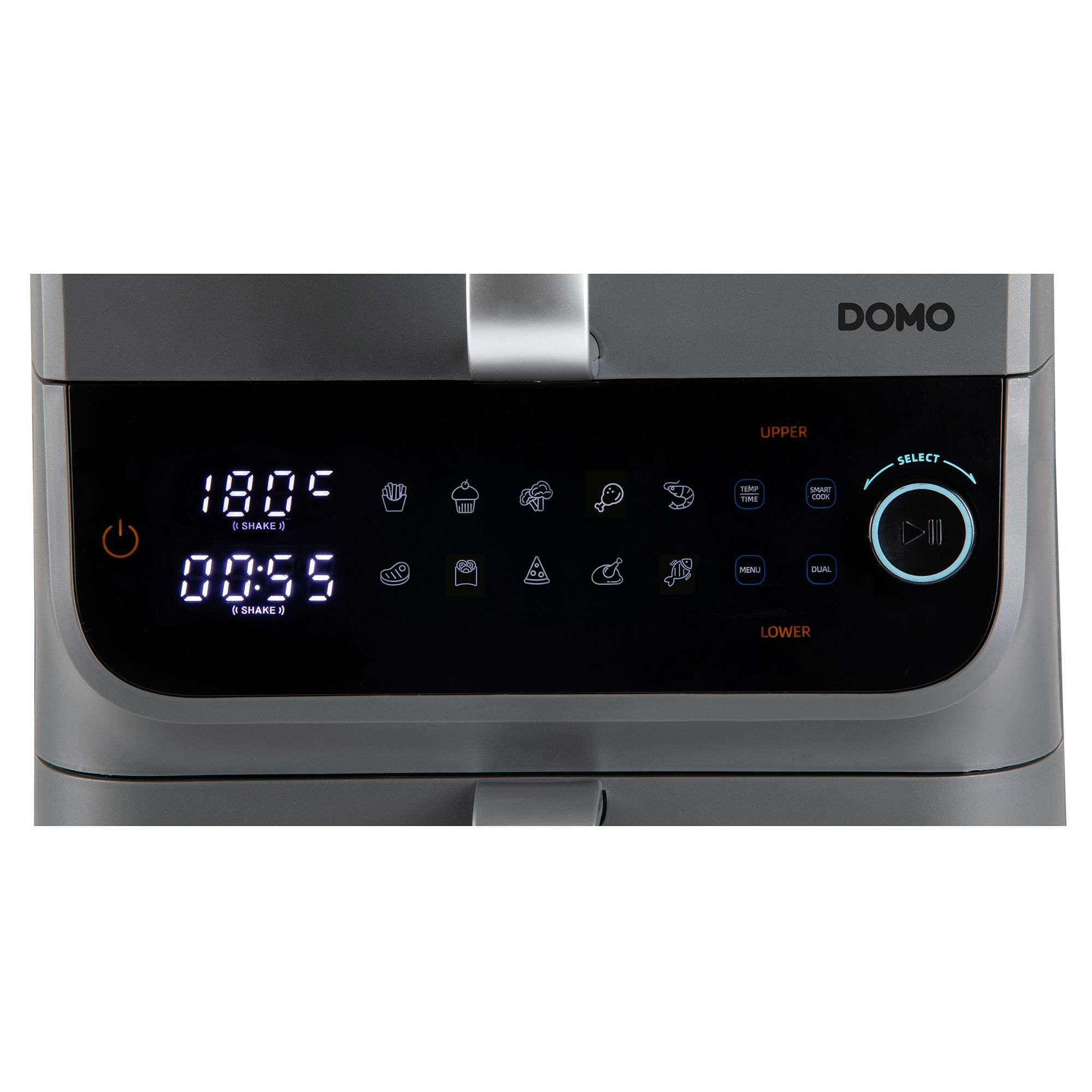 Heteluchtfriteuse Domo DO549FR dubbel verticaal