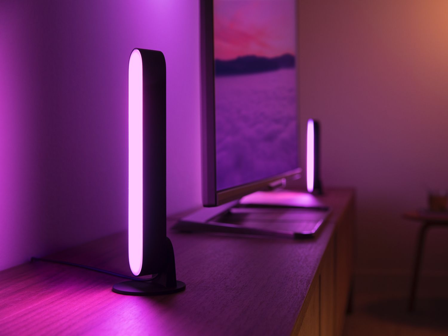 Tafellamp PHILIPS HUE Play White Color Ambiance Zwart 2x