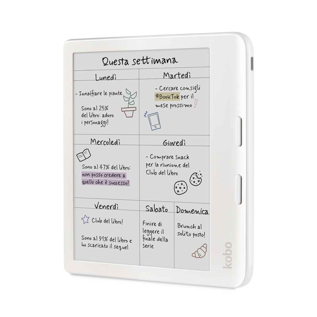 E-reader Kobo Libra Colour E-book Touchscreen 32GB Wi-Fi Wit