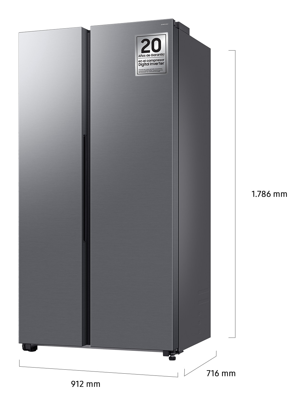 Samsung side by side RS70F65QETEF