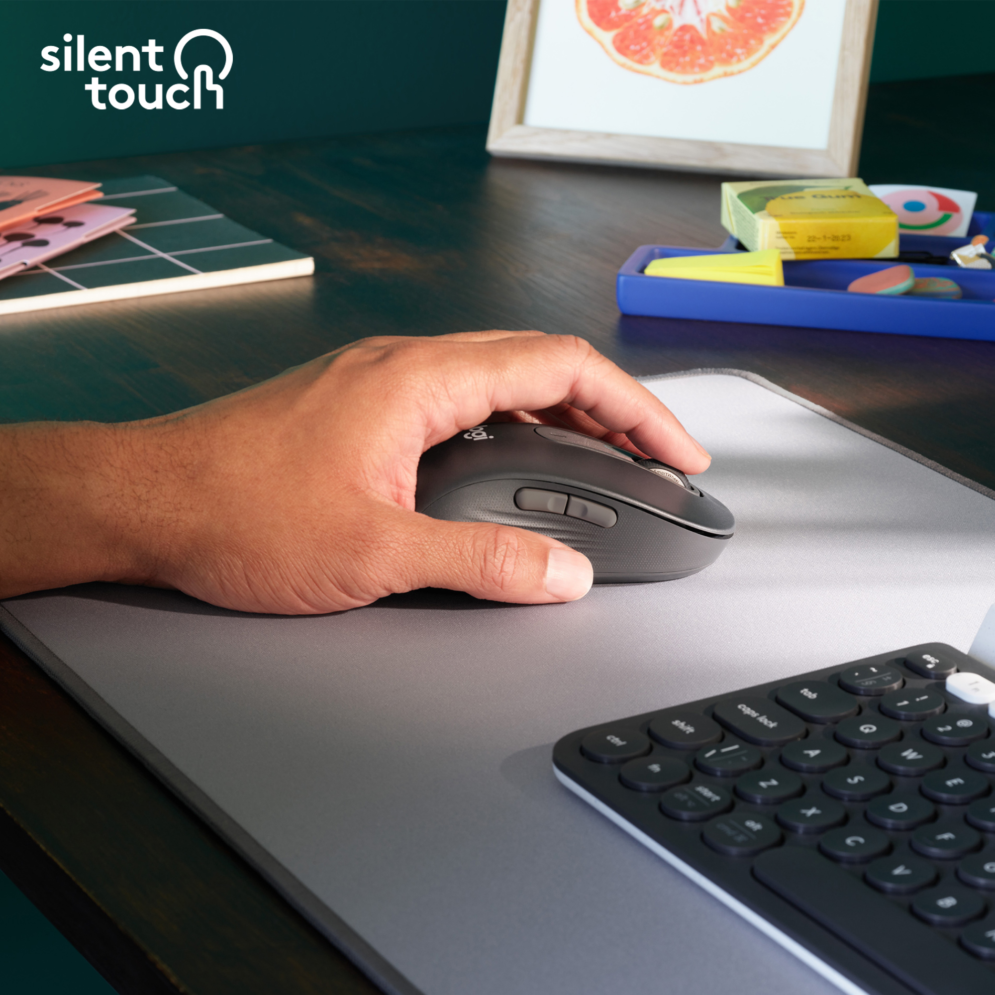 Draadloze Muis Logitech M650 LargeLinksh. Signature Graph.
