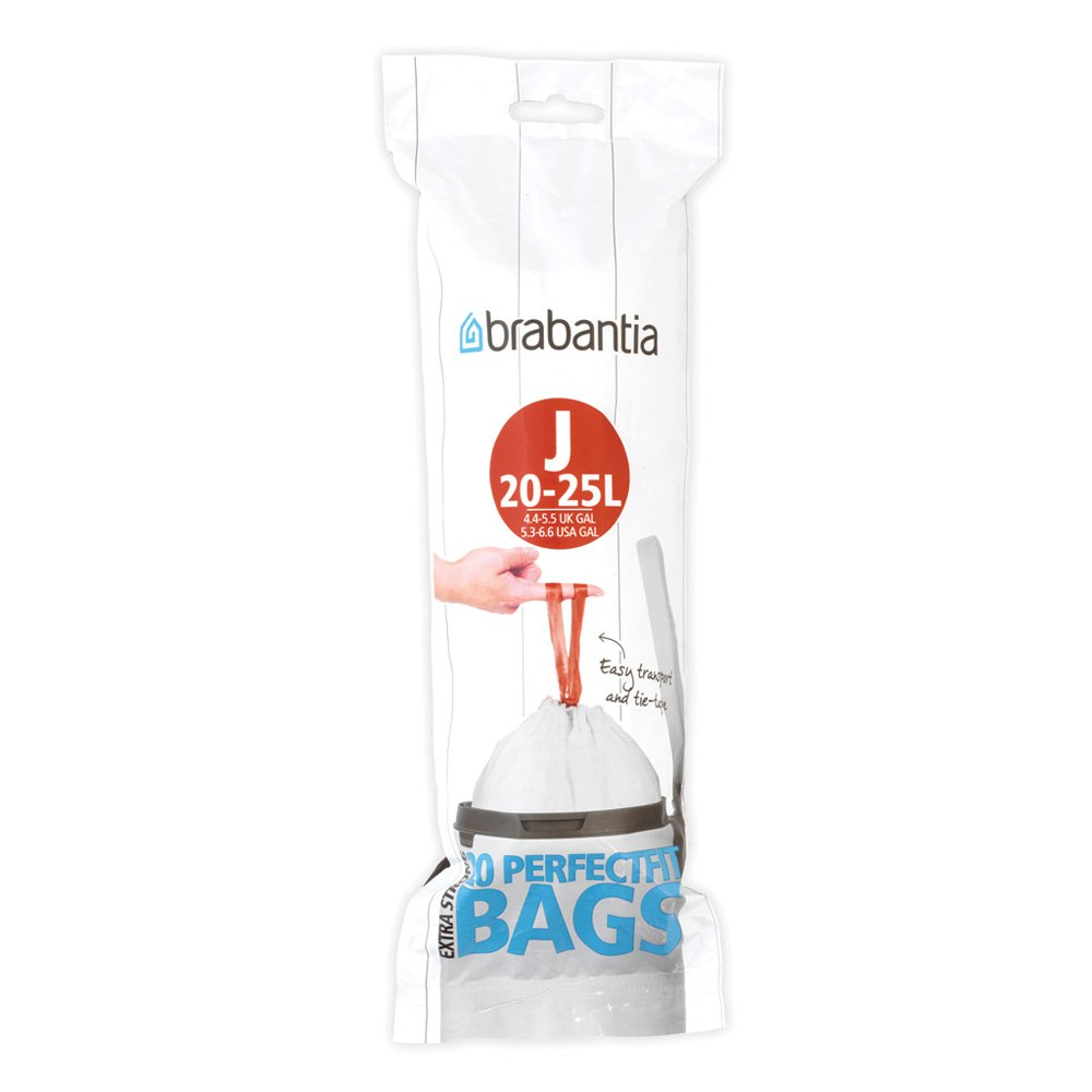 Afvalzak BRABANTIA 115585 PerfectFit J / 23L / 20pcs